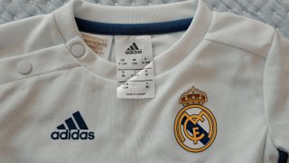 Conjunto Real Madrid Bebé Adidas Blanco