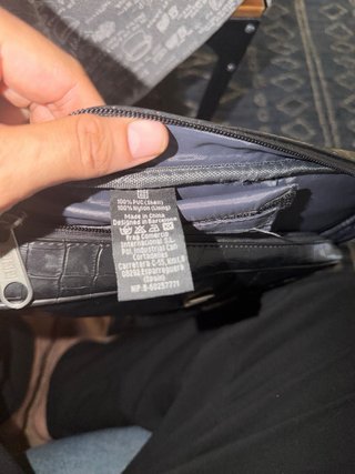 Bolso funda portátil cuero MISAKO negro