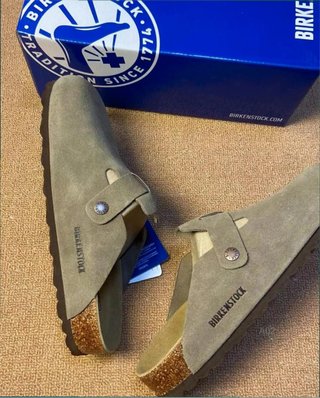 Zuecos Birkenstock Boston Gris Talla 38