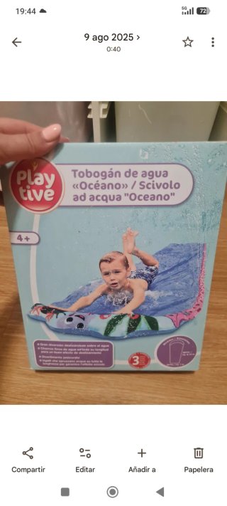 Tobogán de agua Océano Playtive 4+
