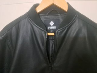 Chaqueta Bomber Negra Talla S
