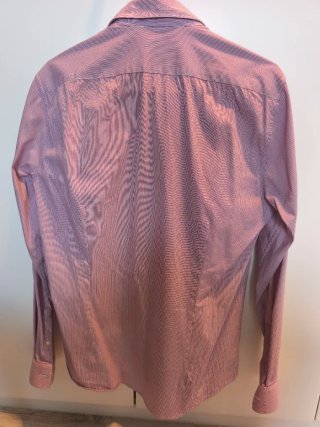 Camisa Calvin Klein Rayas Rojas Talla S