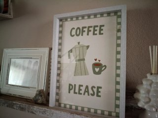 Quadretto Coffee Please con Moka