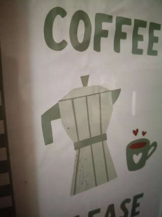 Quadretto Coffee Please con Moka
