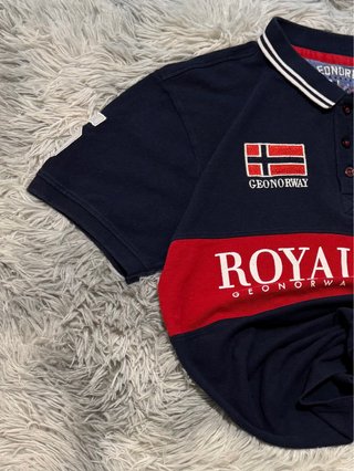 Camiseta Geographical Norway Royal Club Talla L