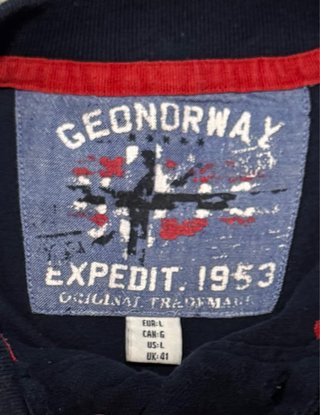 Camiseta Geographical Norway Royal Club Talla L