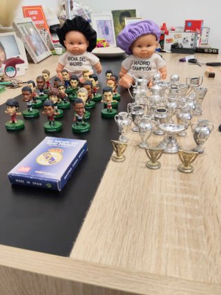 Lote Figuras Real Madrid Copas