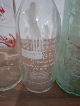 3 Bottiglie di Gassosa Vintage