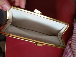 Portafoglio anni '60 finta pelle