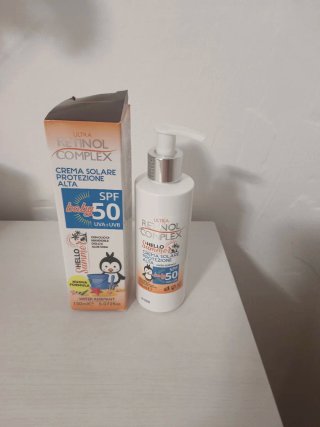 Crema Solar Infantil SPF 50 Ultra Retinol Complex