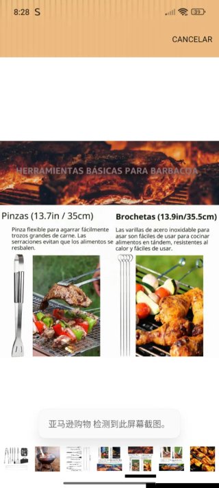 Set de Utensilios Barbacoa 9 Piezas