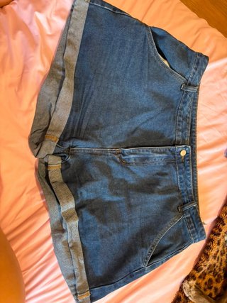 Pantalón corto vaquero azul