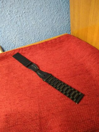 Correa de reloj negra