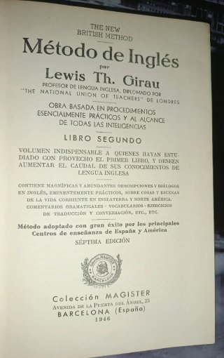 Método de Inglés - Libro Segundo 1946