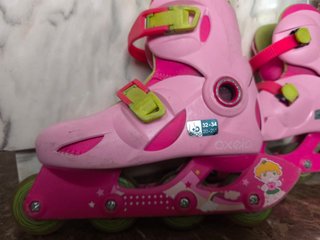 Patines Oxelo rosas talla ajustable