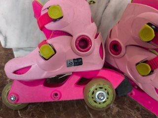 Patines Oxelo rosas talla ajustable