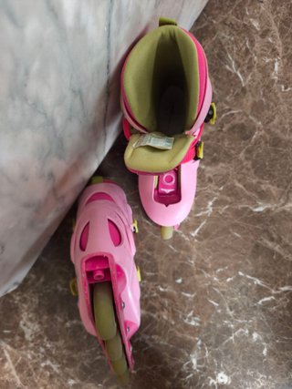 Patines Oxelo rosas talla ajustable