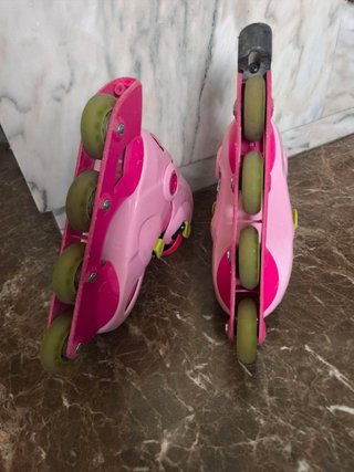 Patines Oxelo rosas talla ajustable