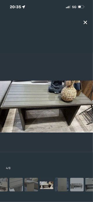 Mesa exterior JYSK 145x74 cm