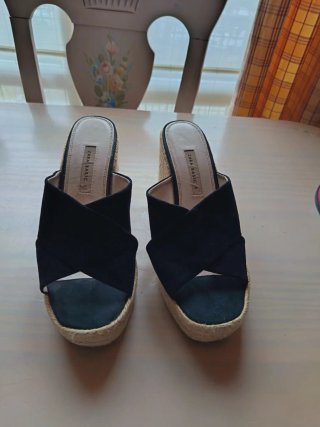 Cuñas Zara Negras Talla 40