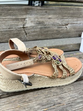 Sandalias Sendai Beige Multicolor