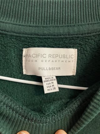 Sudadera oversize verde Chicago