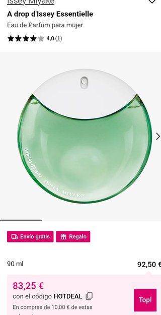 A drop d'Issey Essentielle Eau de Parfum 90ml