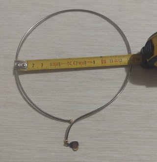 Girocollo in oro 750 e acciaio