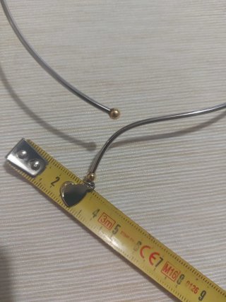 Girocollo in oro 750 e acciaio