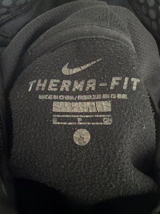 Sudadera Nike Negra con Logo Verde