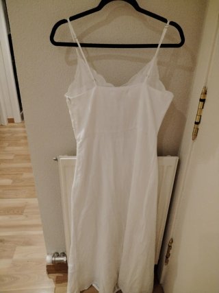 Vestido Slowlove bordado blanco talla S