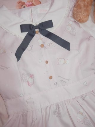 Vestido Liz Lisa perfumes y rosas con lacitos