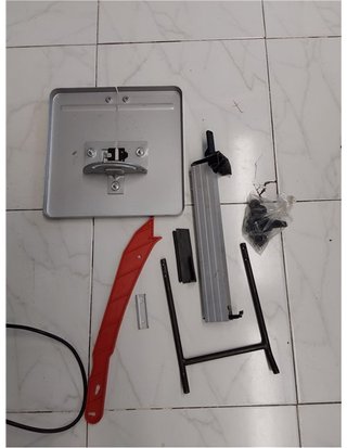 Einhell Sierra de cinta TC-SB 200/1 (250 W - altura de corte máx. 80 mm - diámetro de la conexión de aspiración 36 mm - tope-guía p