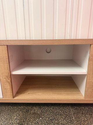 Mueble TV madera y metal