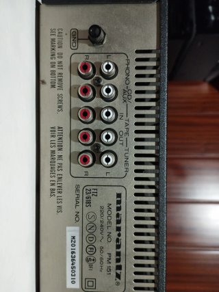 Amplificador Marantz PM 151 Hifi