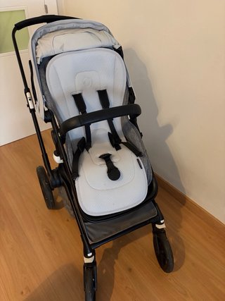 Carro Bugaboo Fox 2 gris: capazo y silla