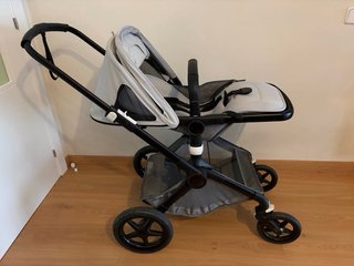 Carro Bugaboo Fox 2 gris: capazo y silla