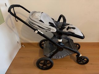Carro Bugaboo Fox 2 gris: capazo y silla