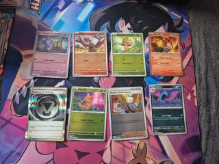 Lote 24 Cartas Pokémon caos creciente Inglés