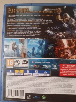 Styx: Shards of Darkness PS4