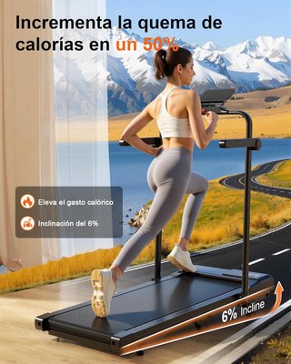 Cinta de Correr Plegable con Mando y App