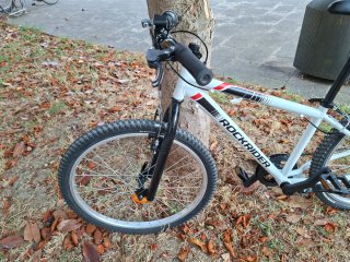Bicicleta Rockrider ST 100 24 Blanca