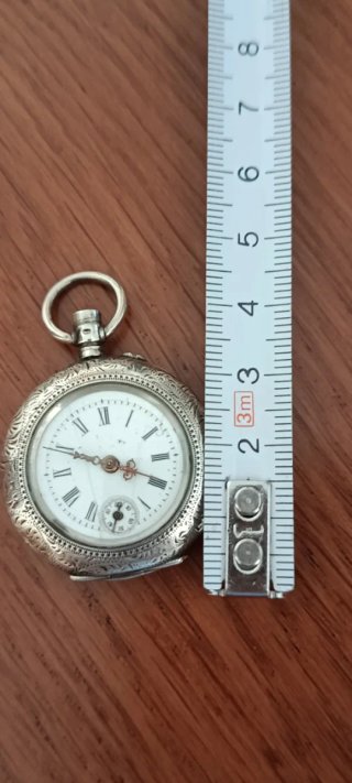 Reloj Plata 800 Maciza Antiguo