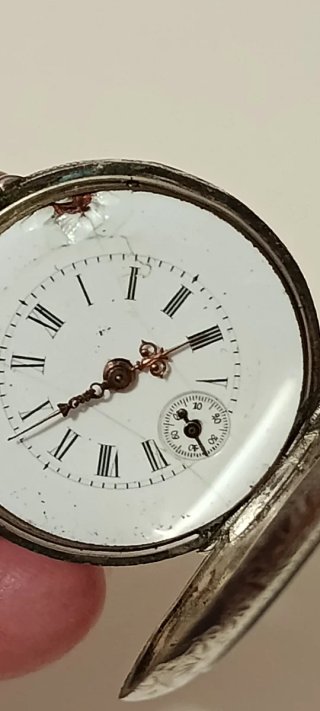 Reloj Plata 800 Maciza Antiguo