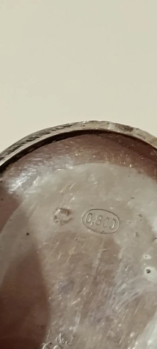 Reloj Plata 800 Maciza Antiguo