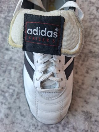 Botas Adidas Kaiser 5 (TF) - Talla 36 2/3 - Blanco