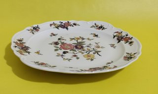 Bandeja Limoges Porcelana Flores