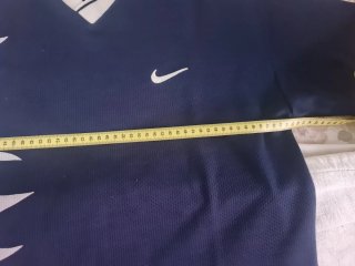 Vintage 90s Nike Mesh (Malla) Diseño Zigzag L/XL