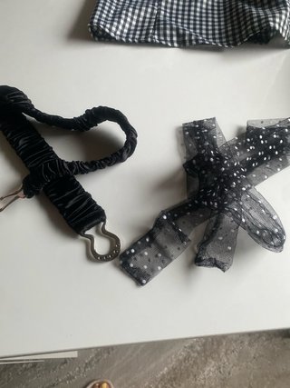 Traje Rockabilly Poodle Skirt Cinturón Lazo