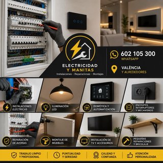 Electricista y Manitas en Valencia | Domótica, Ave